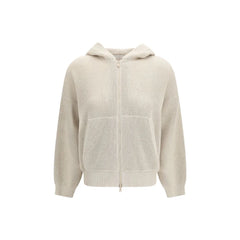 Brunello Cucinelli Beige Cotton Hoodie - S