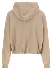Brunello Cucinelli Beige Cotton Hoodie - XS