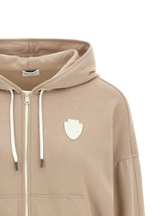 Brunello Cucinelli Beige Cotton Hoodie - XS