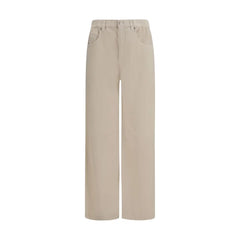 Brunello Cucinelli Beige Cotton Jeans Denim