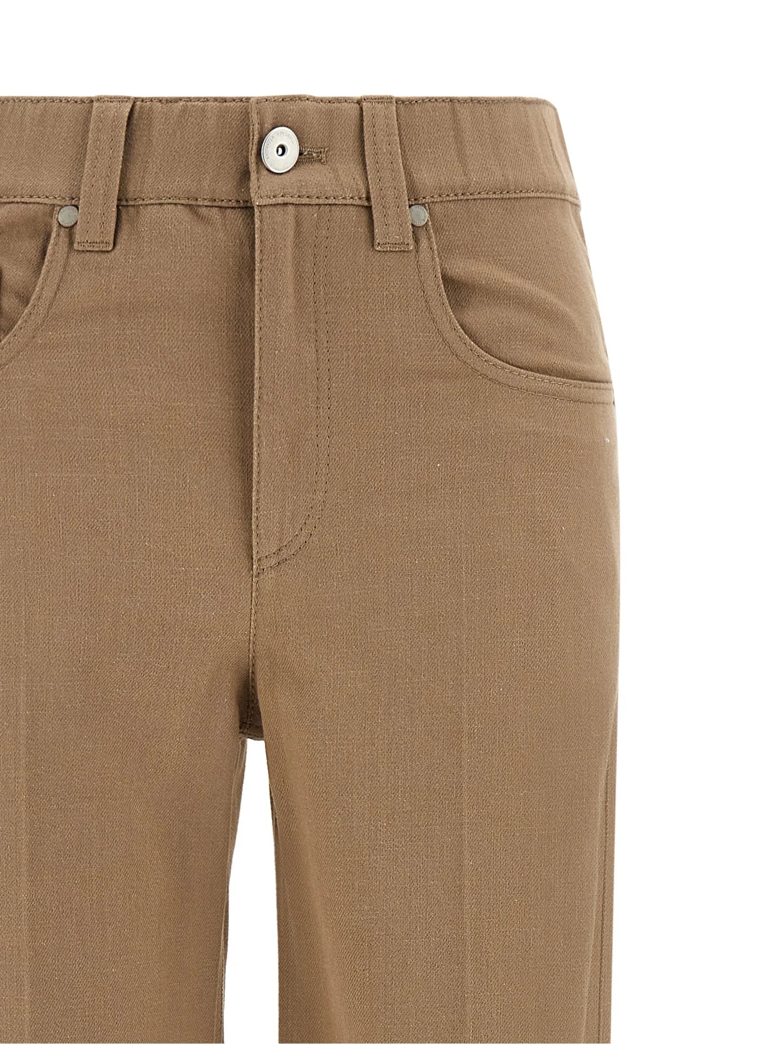 Brunello Cucinelli Beige Cotton Jeans Denim - IT38