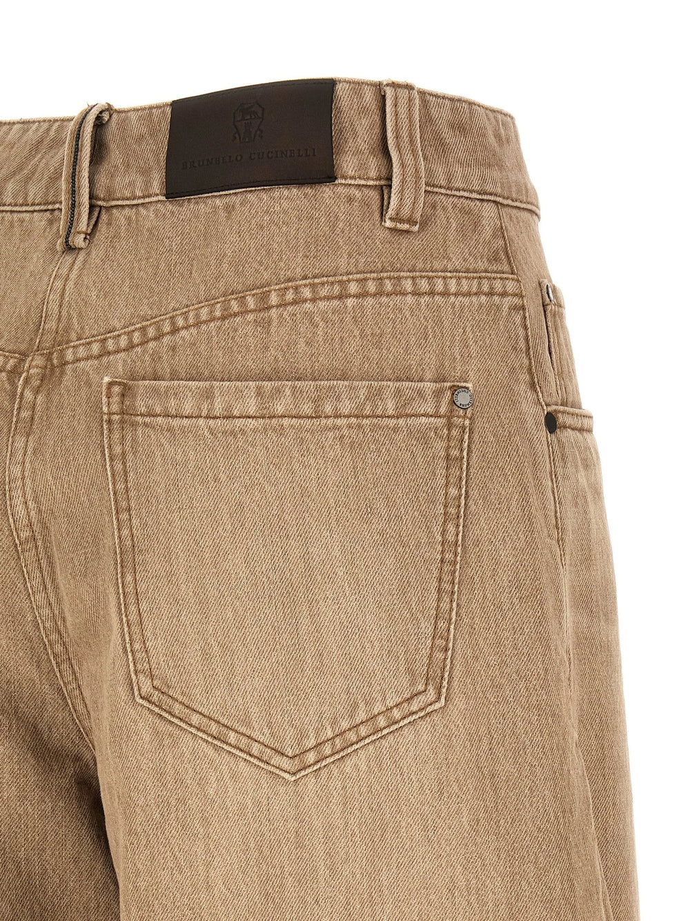Brunello Cucinelli Beige Cotton Jeans Denim - IT42