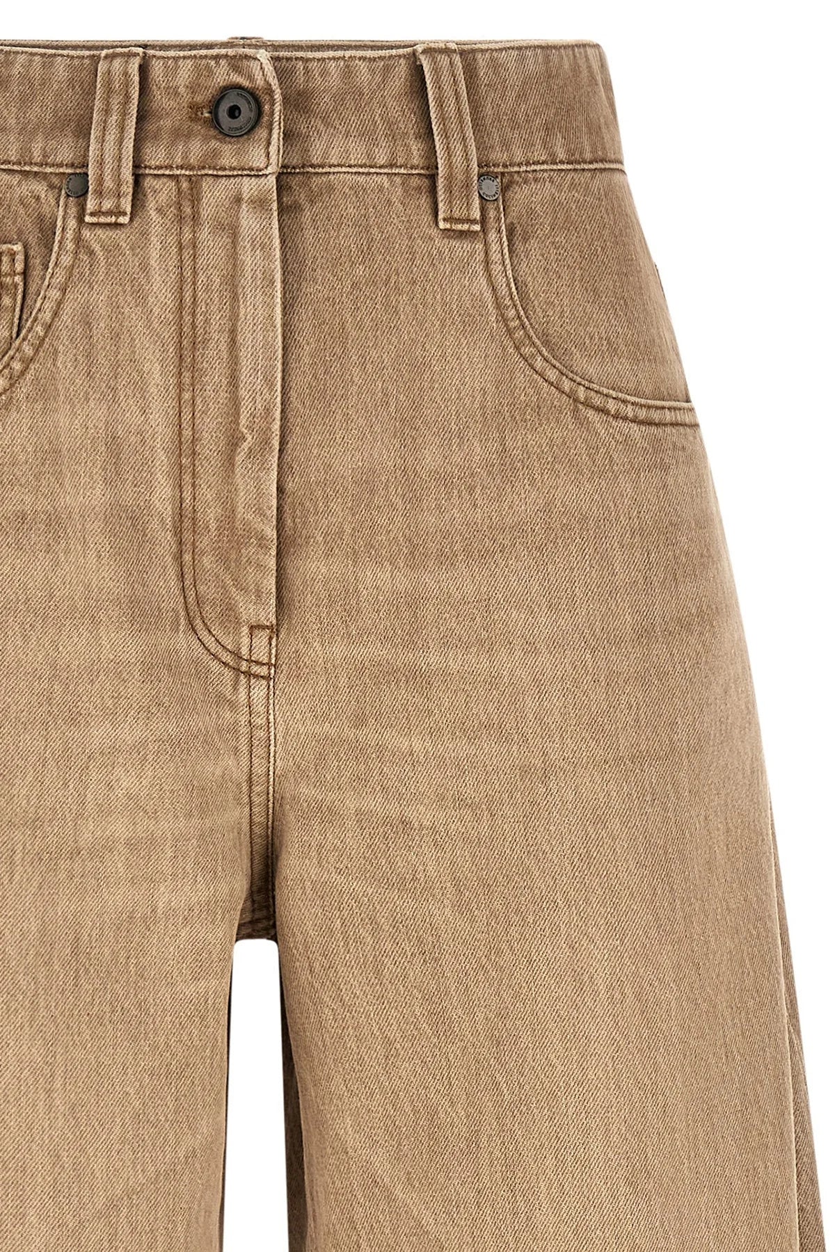 Brunello Cucinelli Beige Cotton Jeans Denim - IT42