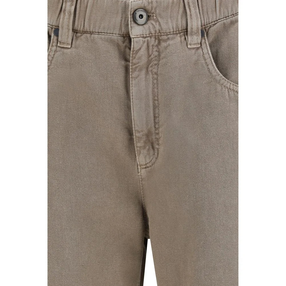 Brunello Cucinelli Beige Cotton Jeans Denim - IT44 | L