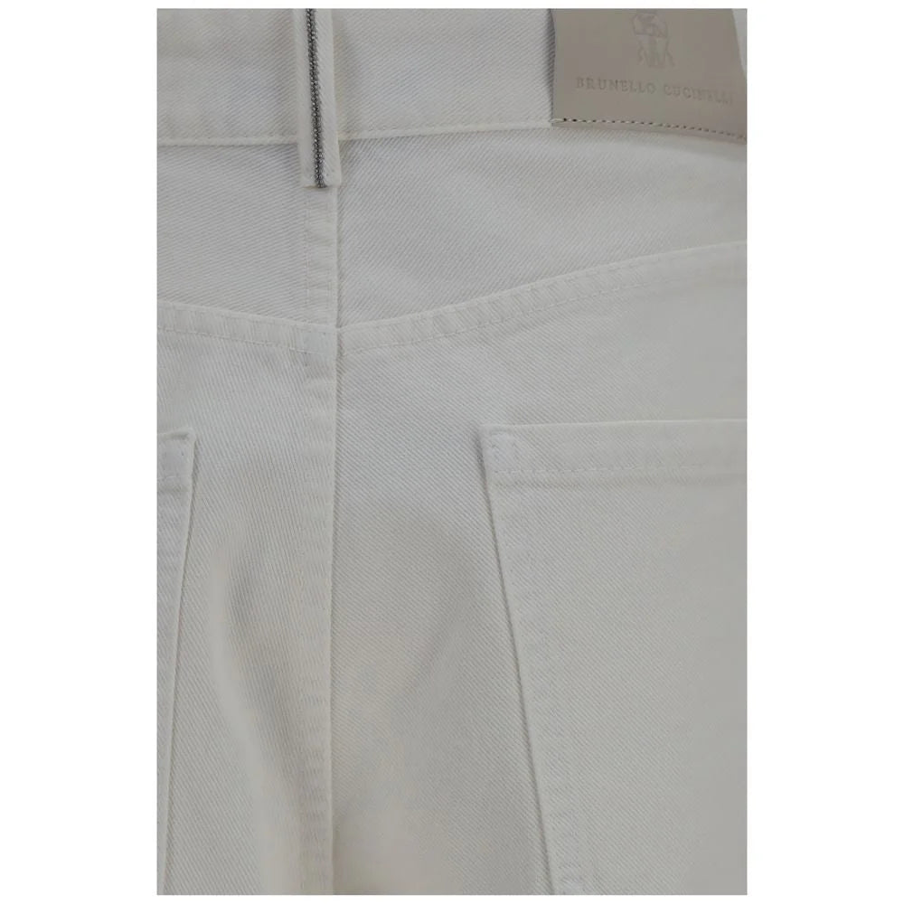 Brunello Cucinelli Beige Cotton Jeans Denim - IT44 | L