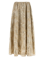 Brunello Cucinelli Beige Cotton Mini Skirt - IT38
