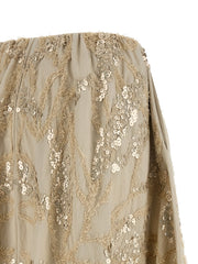 Brunello Cucinelli Beige Cotton Mini Skirt - IT38