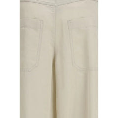 Brunello Cucinelli Beige Cotton Pants