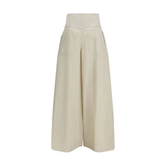 Brunello Cucinelli Beige Cotton Pants