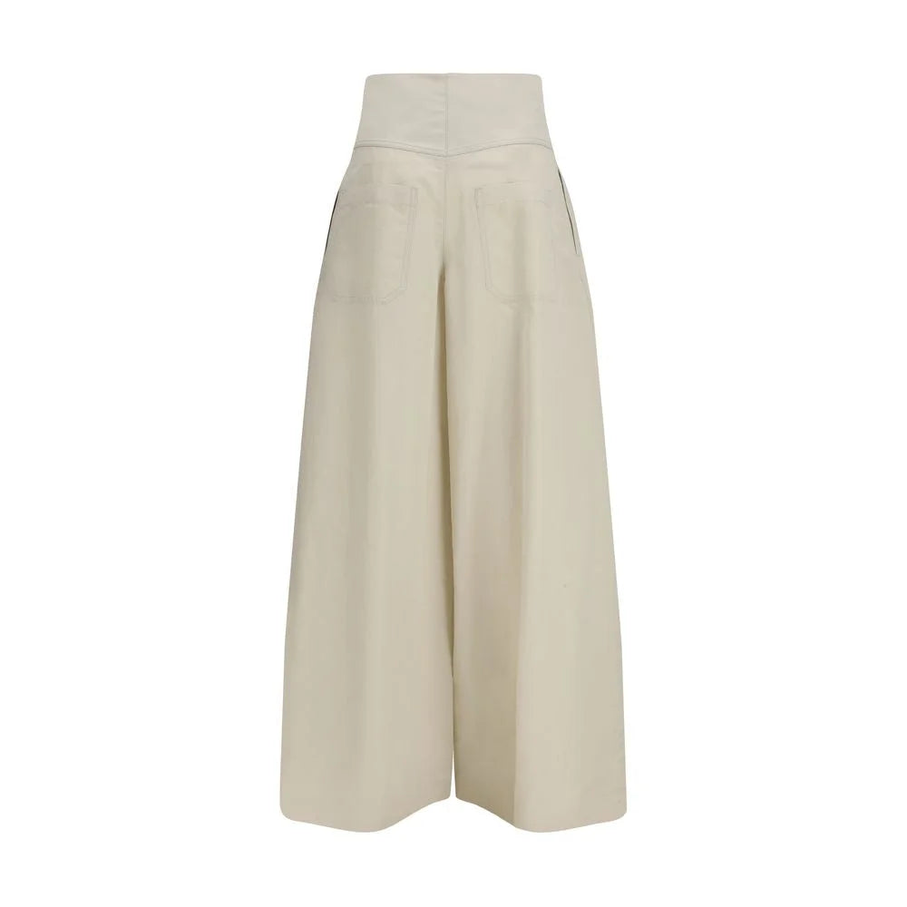 Brunello Cucinelli Beige Cotton Pants