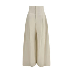Brunello Cucinelli Beige Cotton Pants