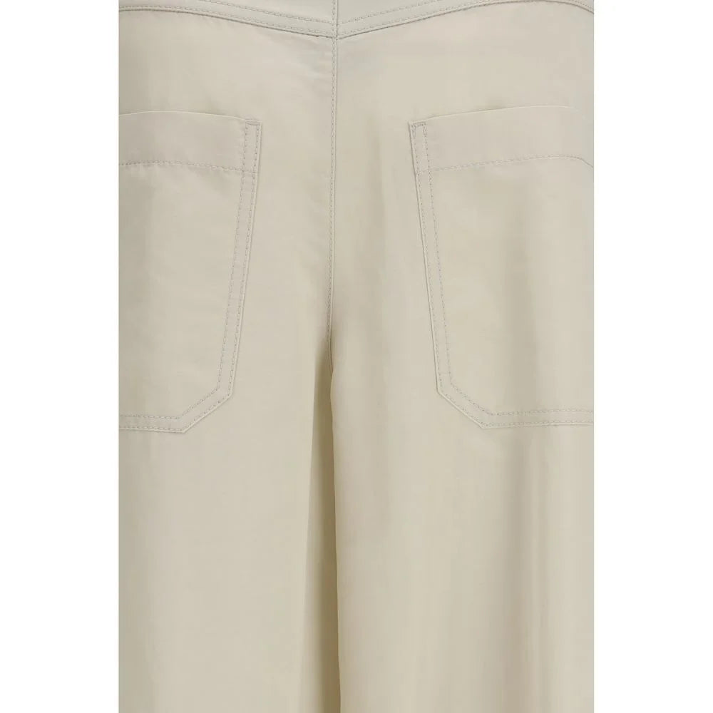Brunello Cucinelli Beige Cotton Pants