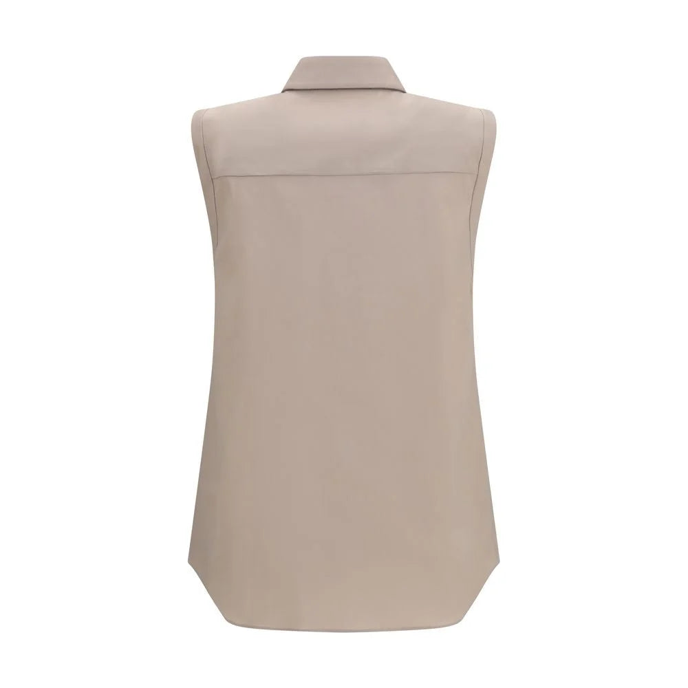 Brunello Cucinelli Beige Cotton Shirt