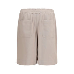 Brunello Cucinelli Beige Cotton Shorts - IT46|XL