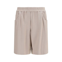Brunello Cucinelli Beige Cotton Shorts - IT46|XL