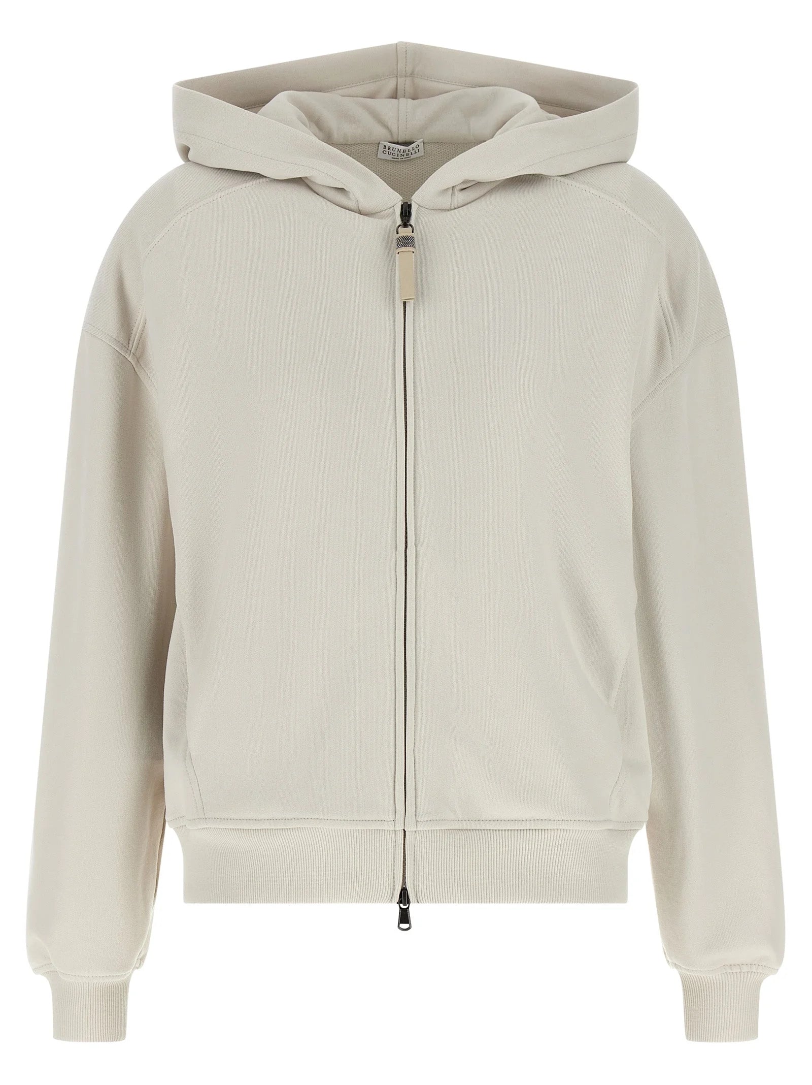 Brunello Cucinelli Beige Cotton Sweatshirt