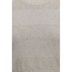 Brunello Cucinelli Beige Cotton Sweatshirt - L