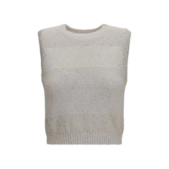 Brunello Cucinelli Beige Cotton Sweatshirt - L