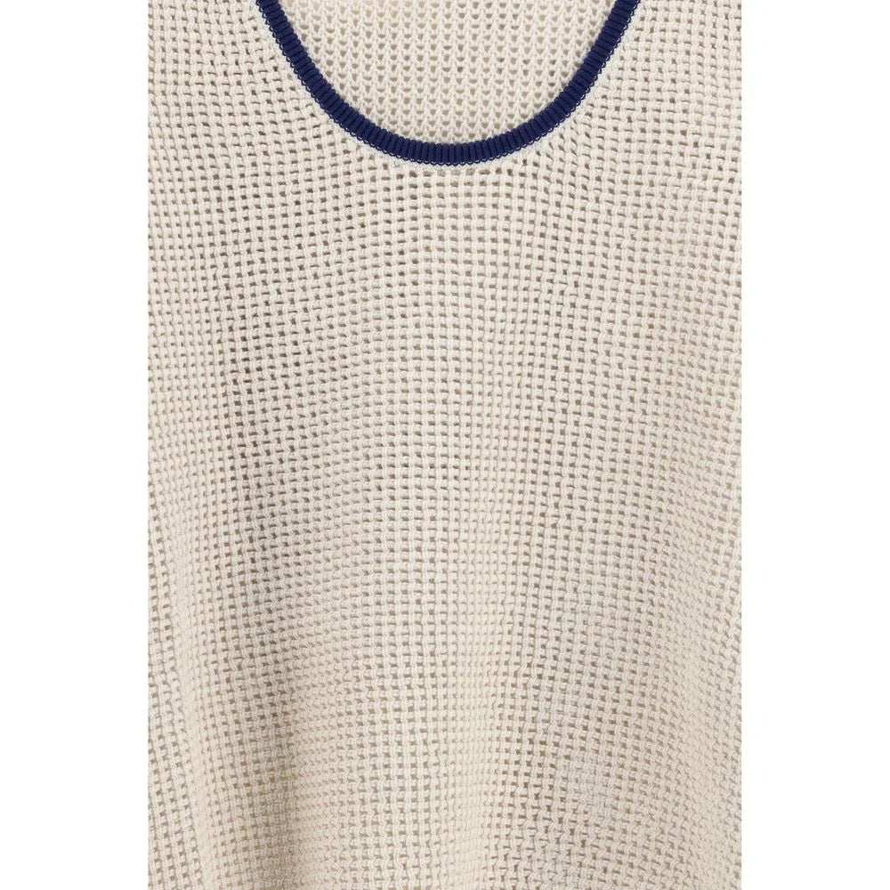Brunello Cucinelli Beige Cotton Top