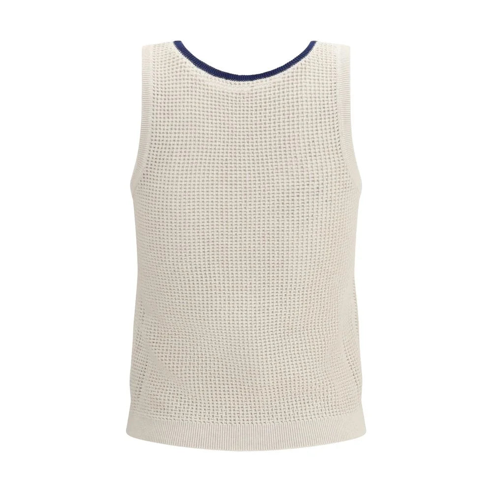 Brunello Cucinelli Beige Cotton Top