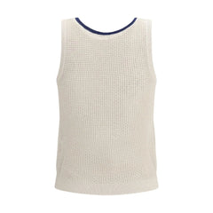 Brunello Cucinelli Beige Cotton Top