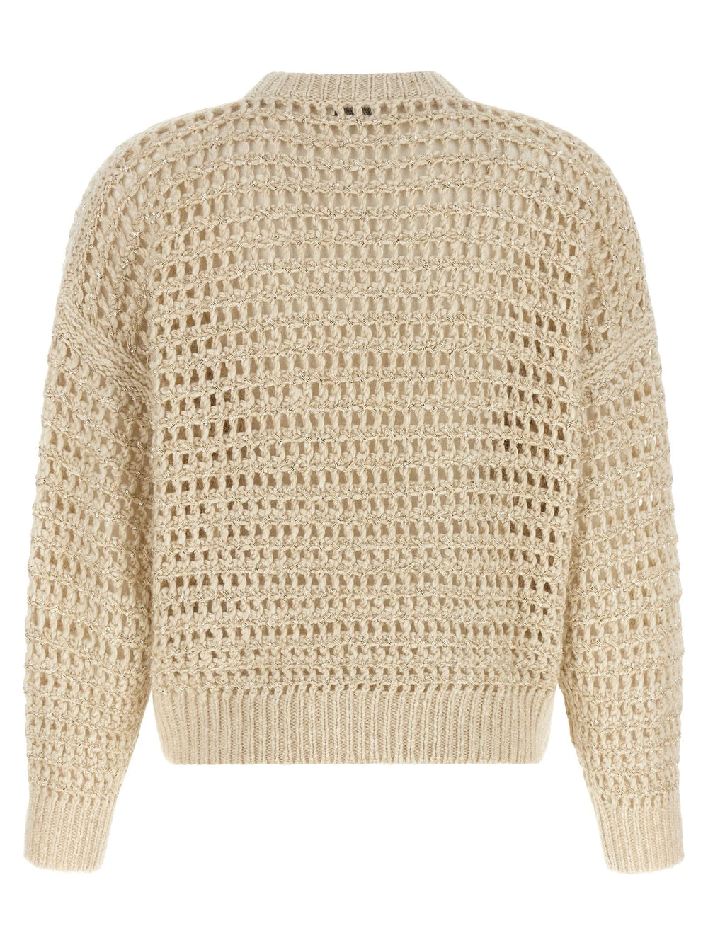 Brunello Cucinelli Beige Elastane Cardigan