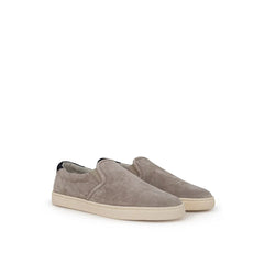 Brunello Cucinelli Beige Leather Sneaker - EU44/US11 - Sneakers
