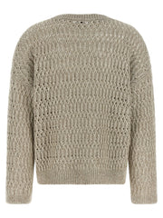 Brunello Cucinelli Beige Linen Cardigan