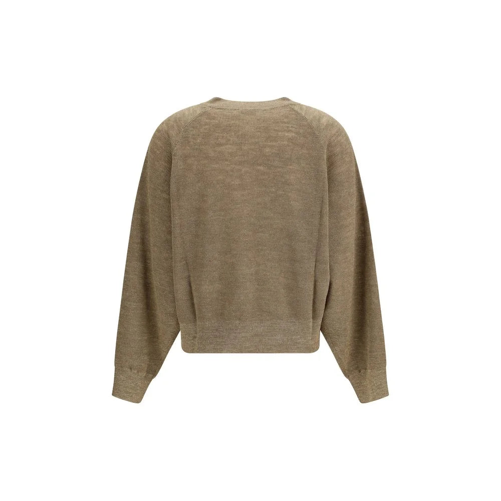 Brunello Cucinelli Beige Linen Cardigan