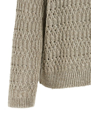 Brunello Cucinelli Beige Linen Cardigan