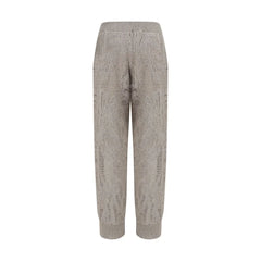 Brunello Cucinelli Beżowe spodnie casual z lnu - M