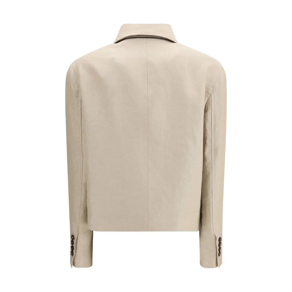 Brunello Cucinelli Beige Linen Clothing