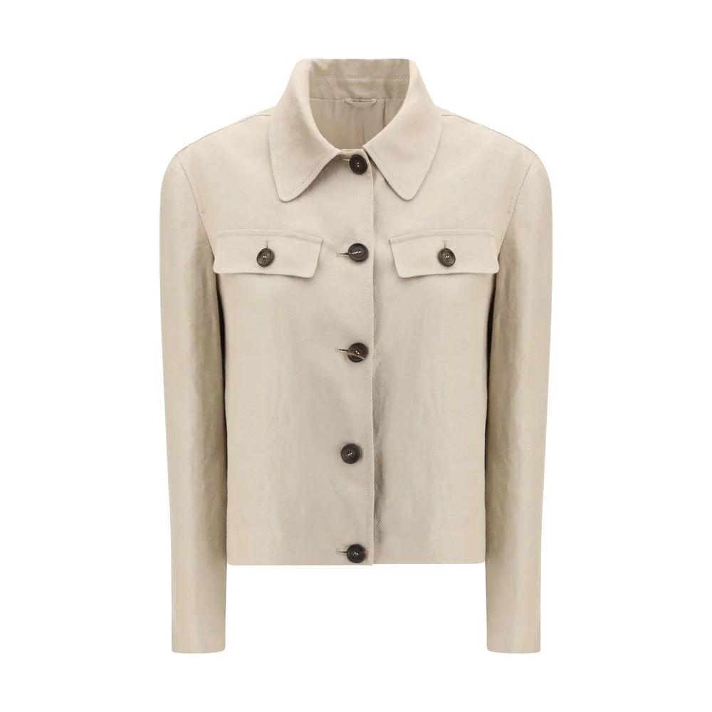 Brunello Cucinelli Beige Linen Clothing