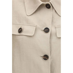Brunello Cucinelli Beige Linen Clothing