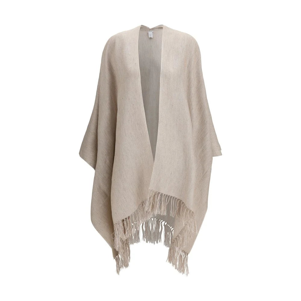 Brunello Cucinelli Beige Linen Coat - One Size