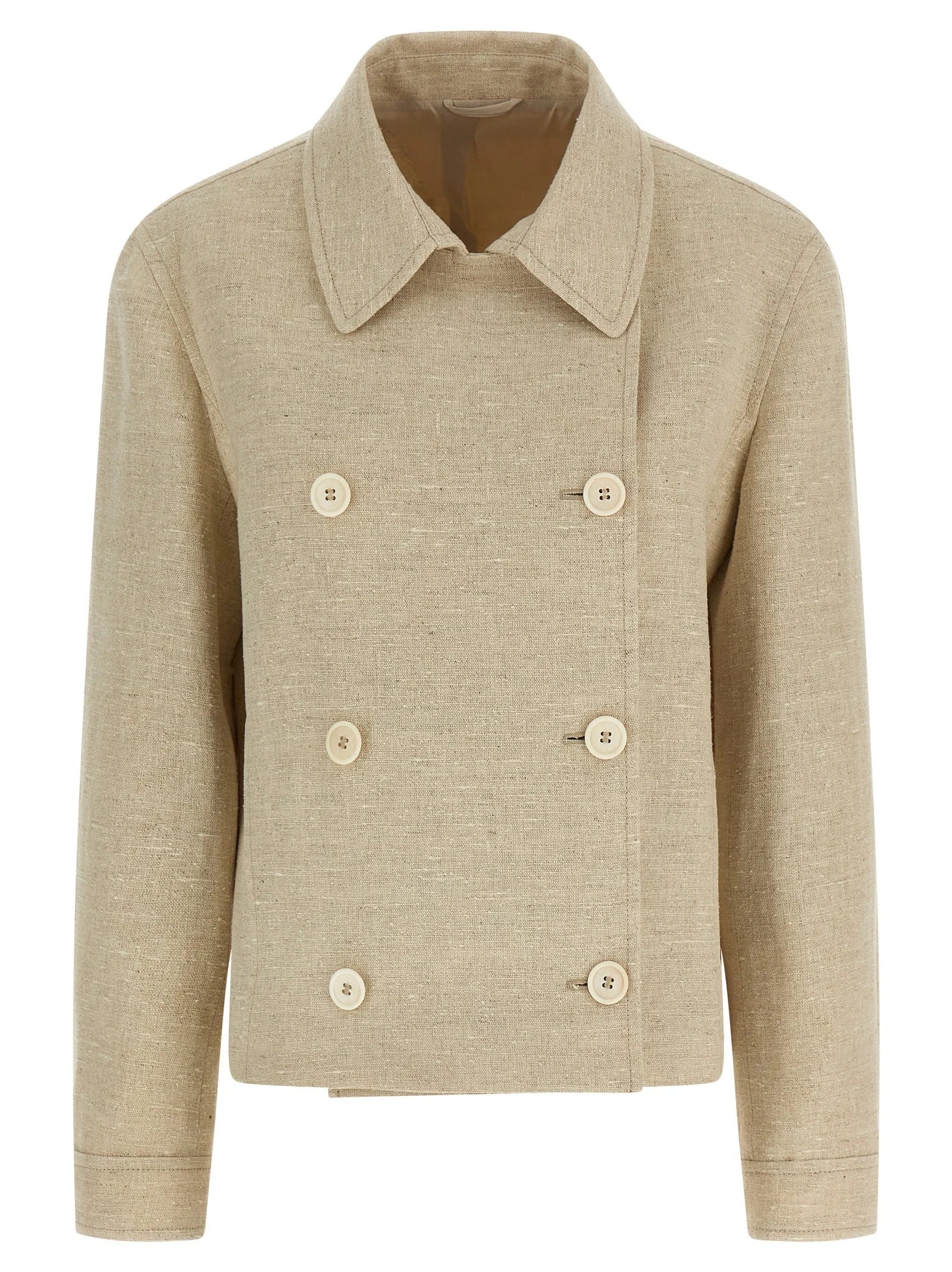 Brunello Cucinelli Beige Linen Jacket