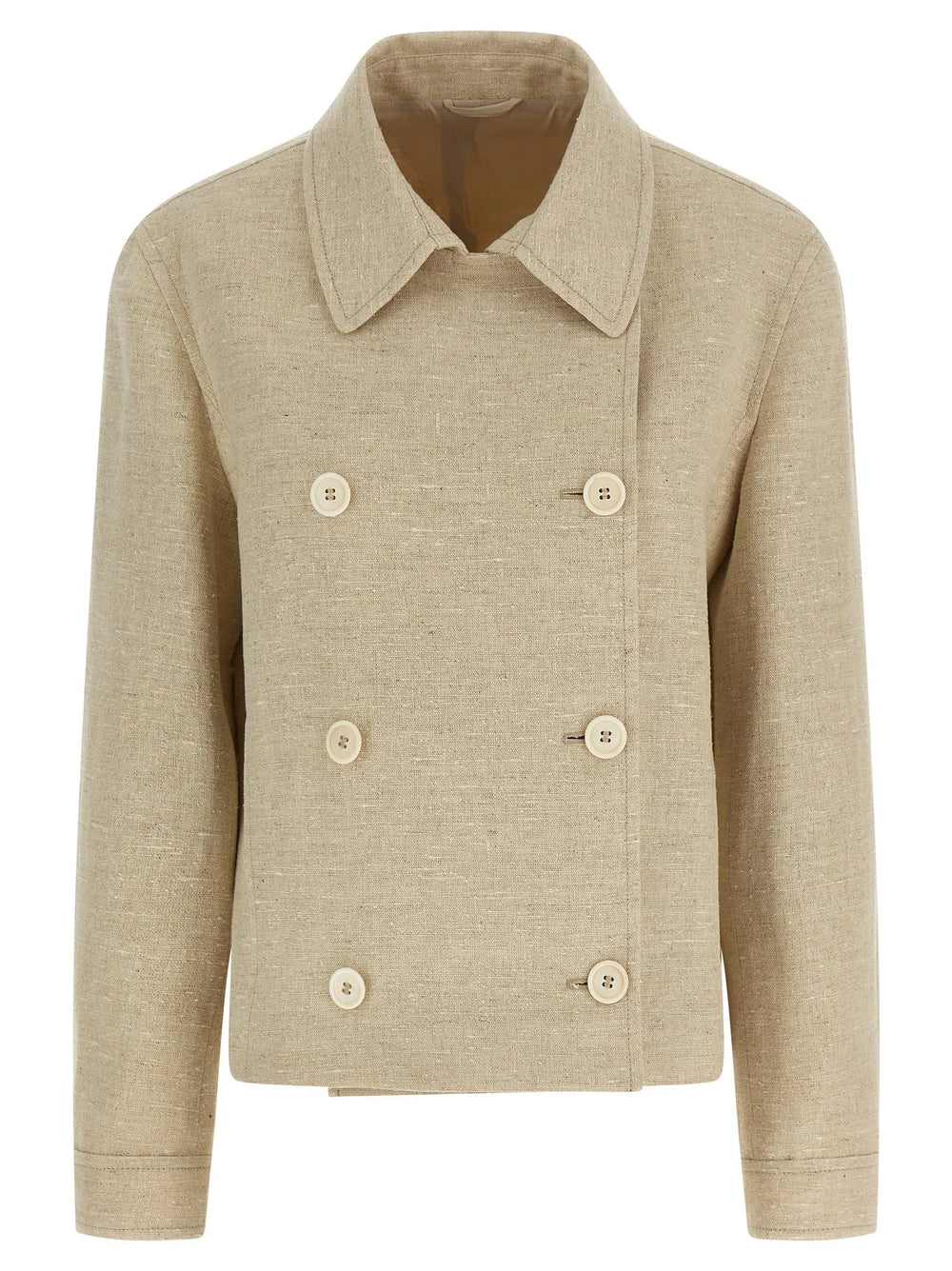 Brunello Cucinelli Beige Linen Jacket