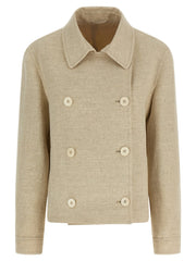 Brunello Cucinelli Beige Linen Jacket