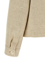 Brunello Cucinelli Beige Linen Jacket