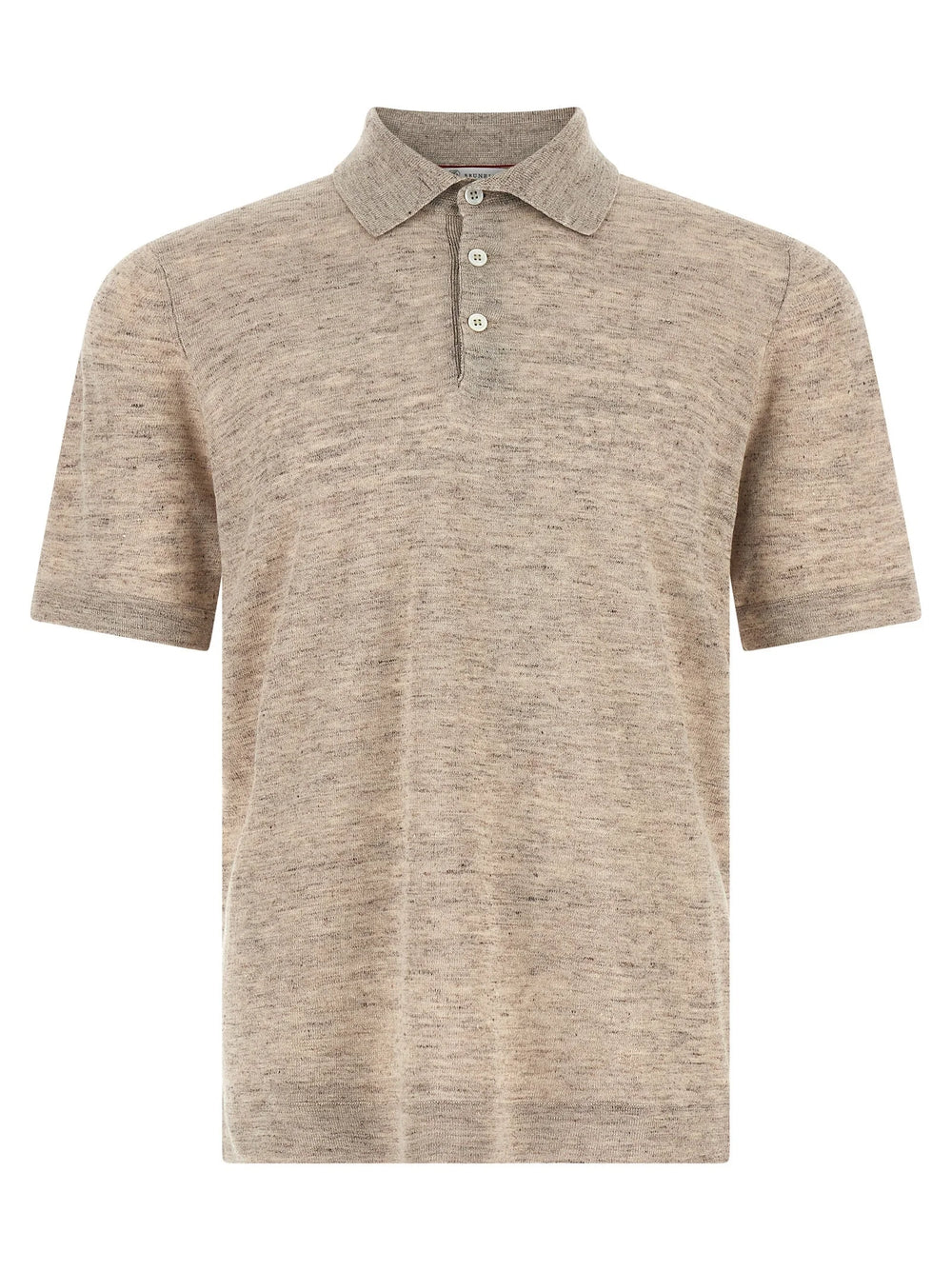 Brunello Cucinelli Beige Linen Polo Shirt - IT46 | S