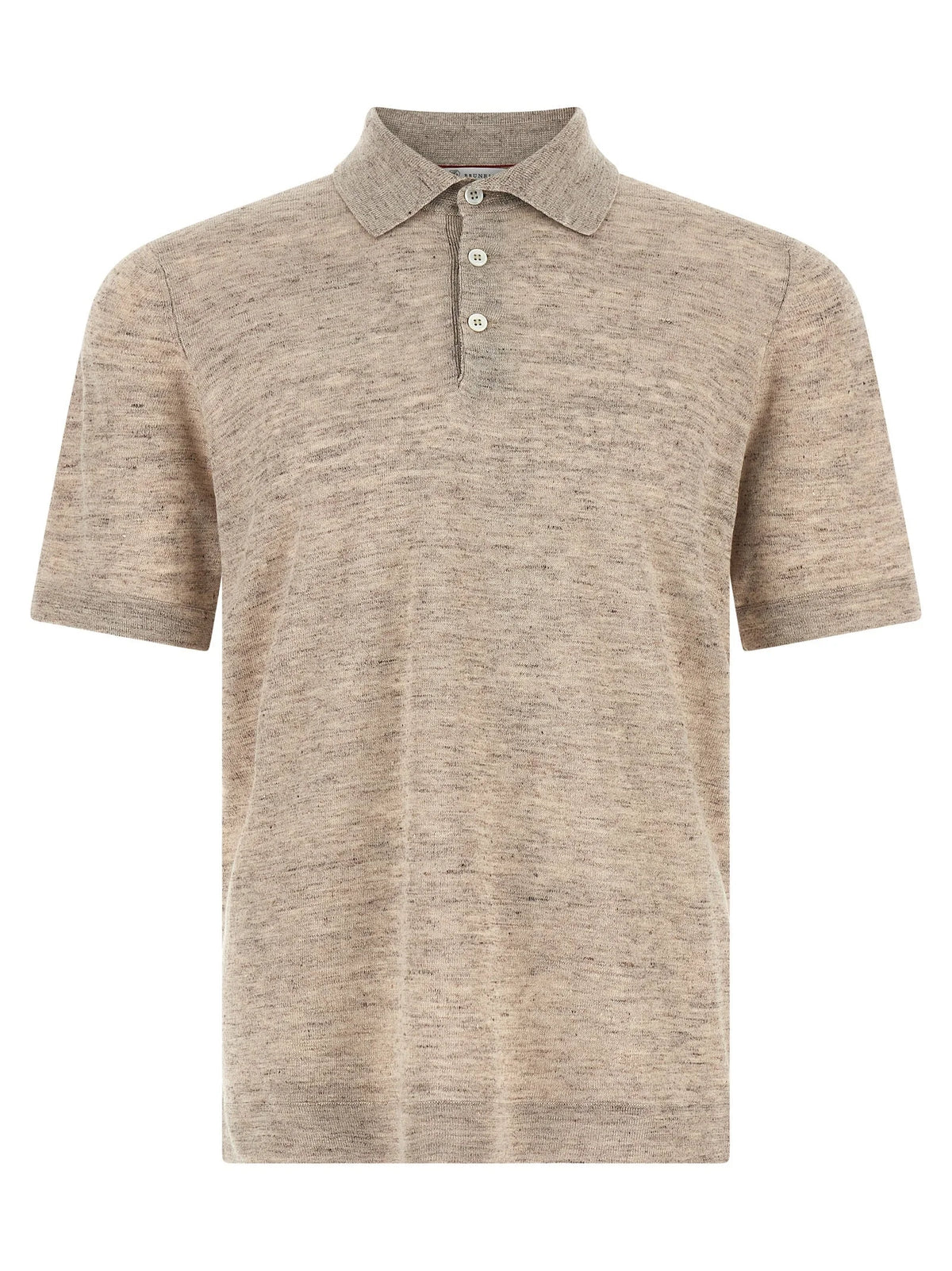 Brunello Cucinelli Beige Linen Polo Shirt - IT46 | S