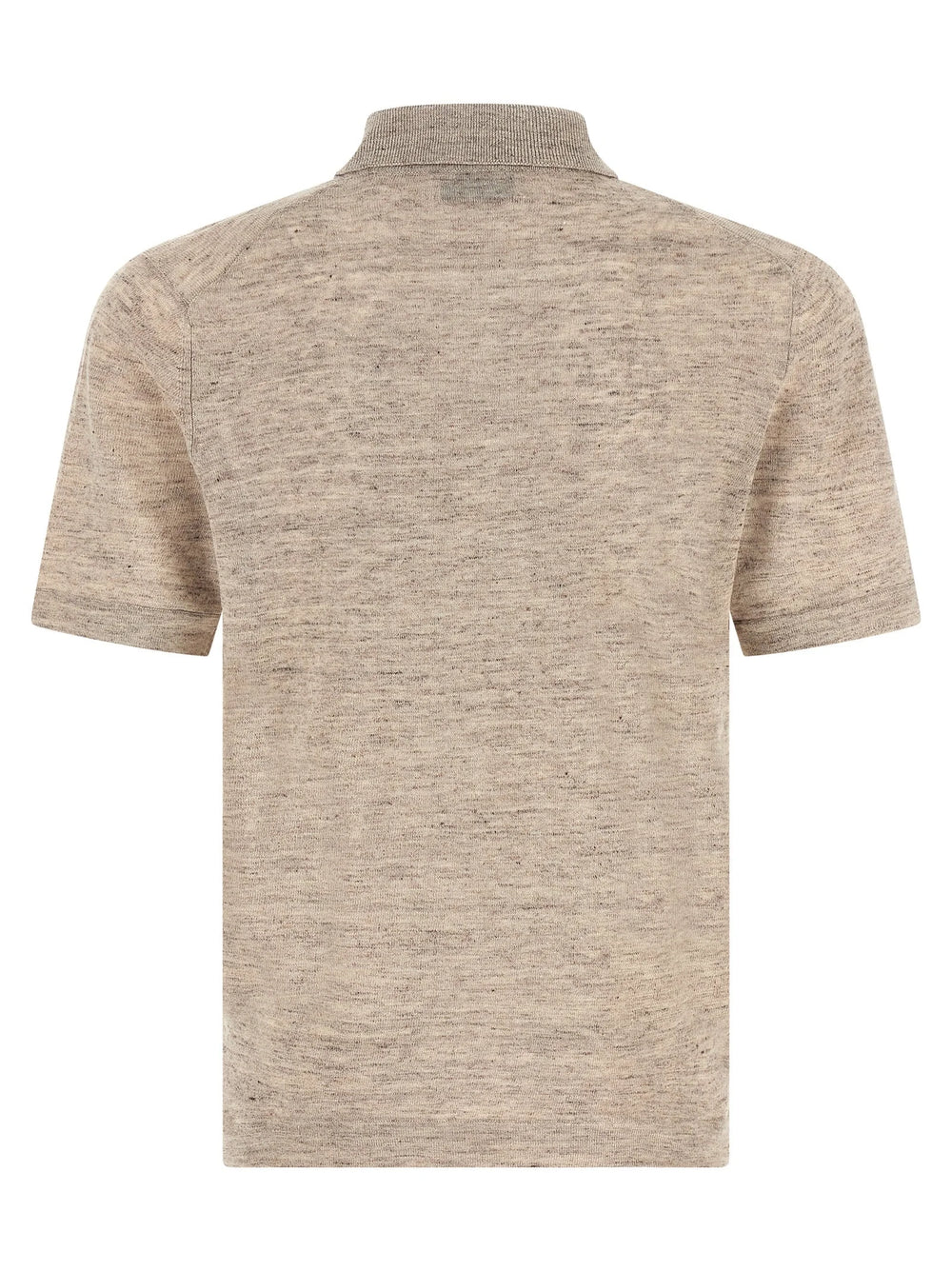 Brunello Cucinelli Beige Linen Polo Shirt - IT46 | S
