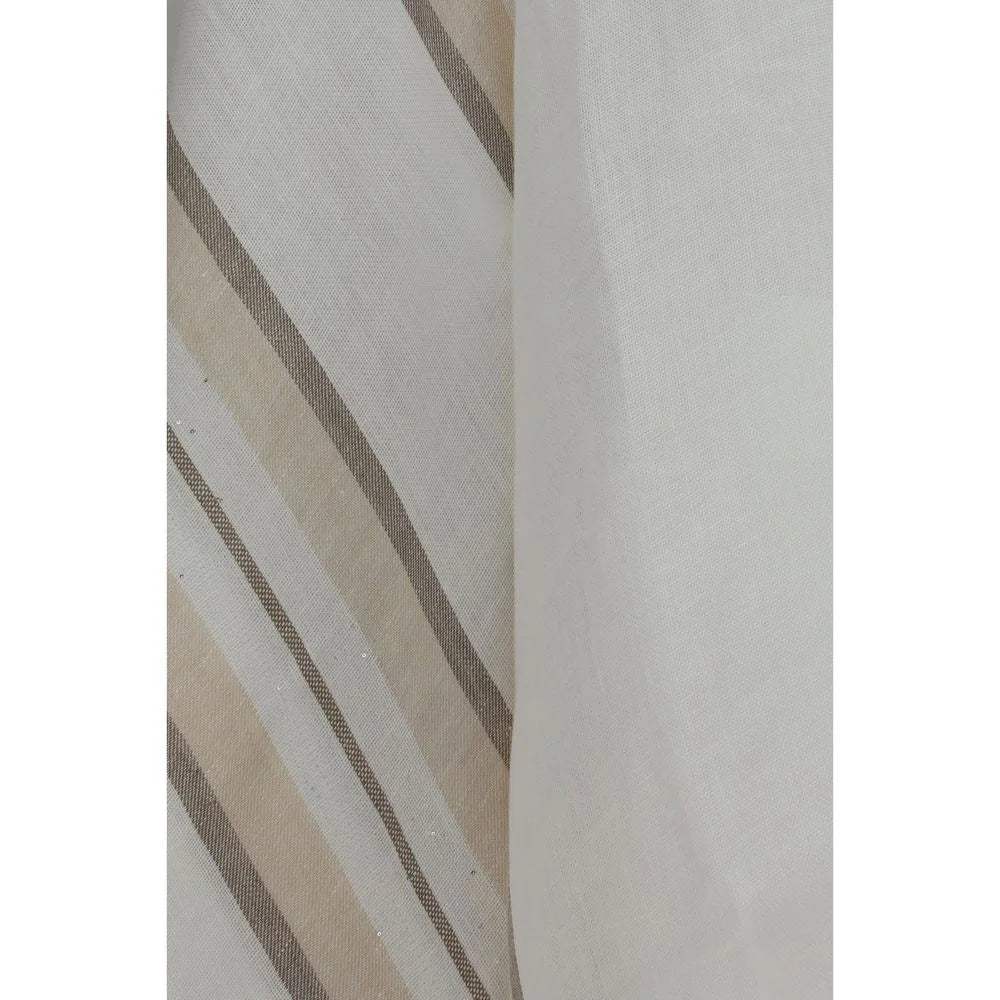 Brunello Cucinelli Beige Linen Poncho - One Size
