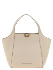 Brunello Cucinelli Beige Nubuc Leather Handbag