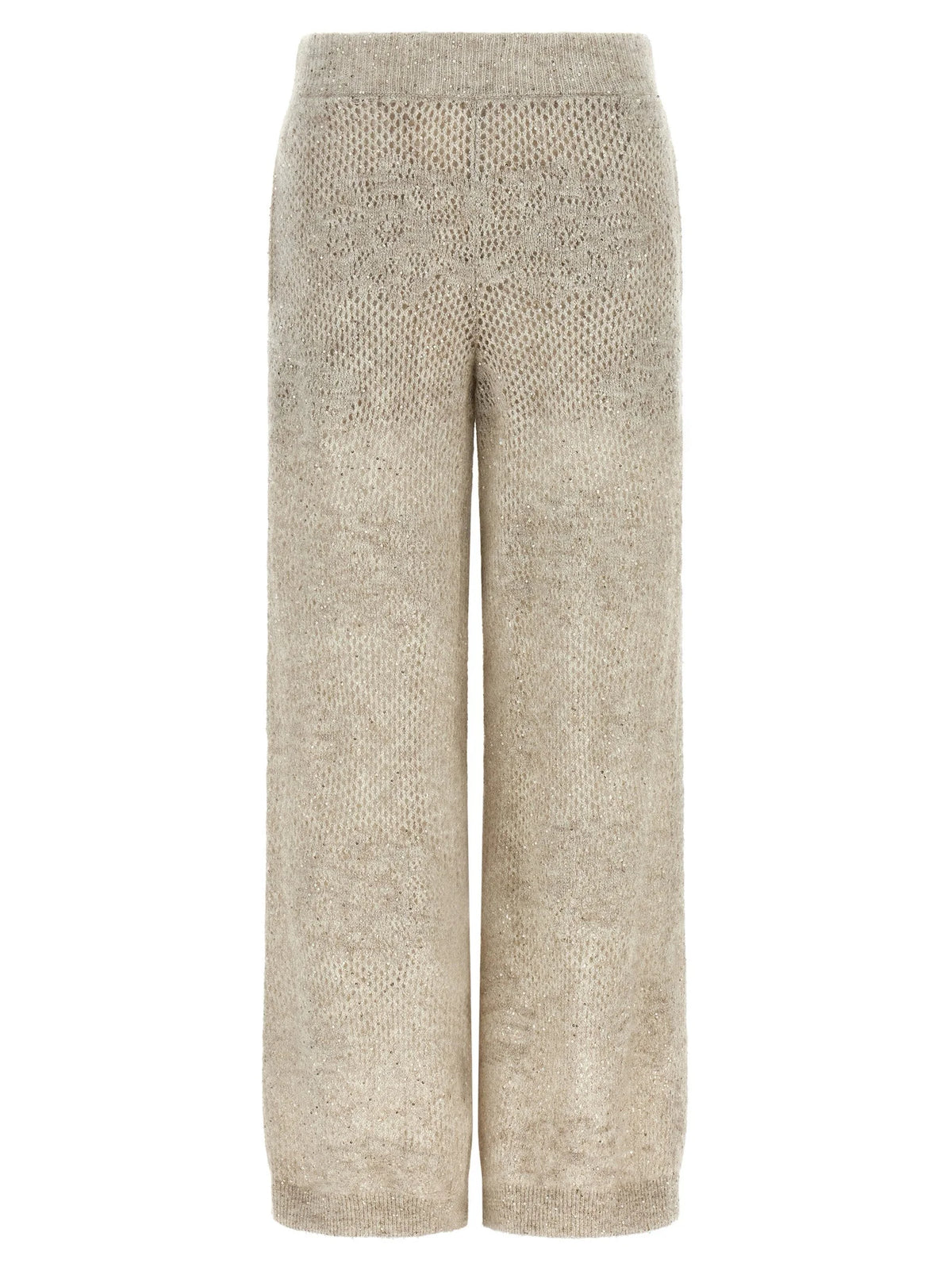 Brunello Cucinelli Beige Nylon Casual Pants