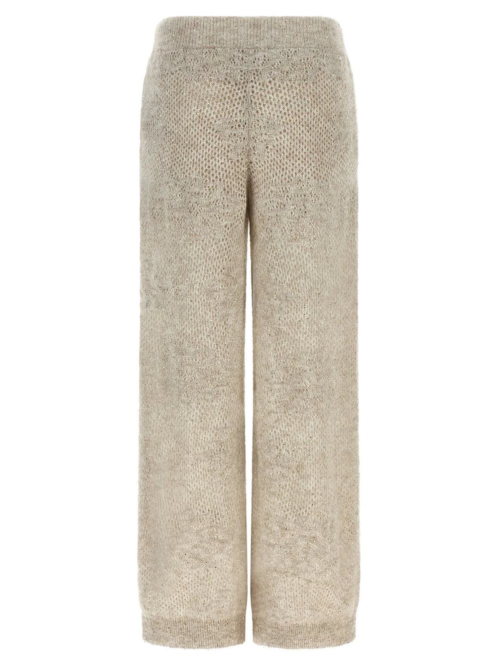 Brunello Cucinelli Beige Nylon Casual Pants