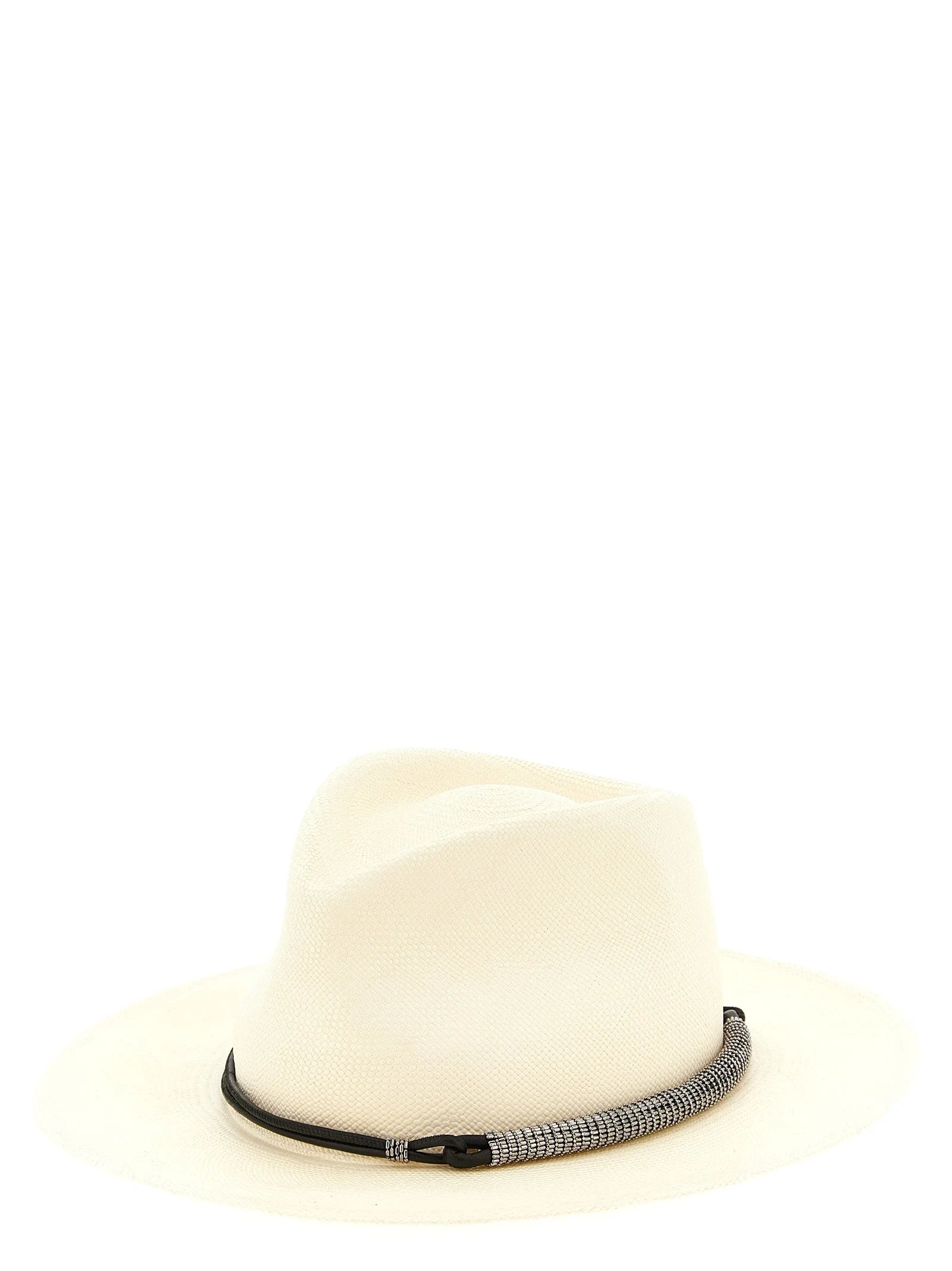 Brunello Cucinelli Beige Polyamide Fedora - S