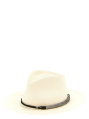 Brunello Cucinelli Beige Polyamide Fedora - S