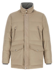 Brunello Cucinelli Beige Polyamide Parka