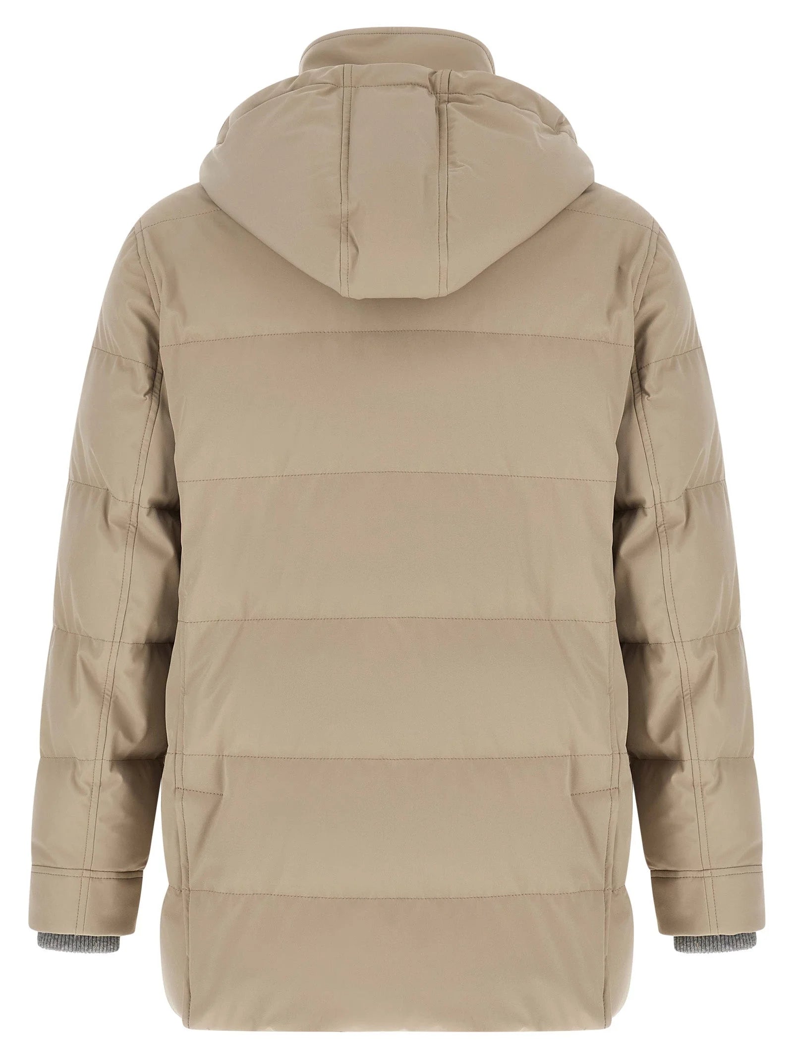 Brunello Cucinelli Beige Polyamide Parka